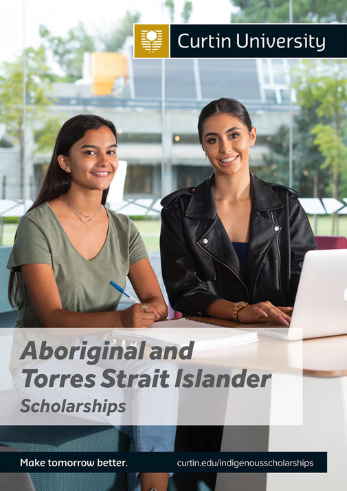 Curtin University Indigenous Scholarships Brochure Page