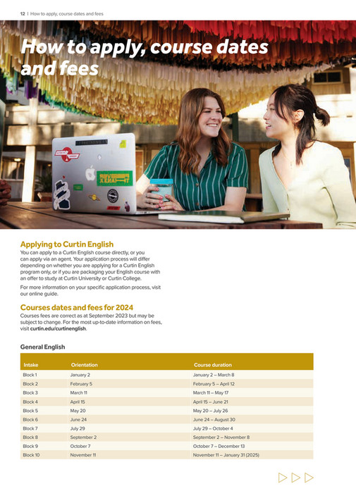 Curtin University - Curtin English Guide - Page 14-15