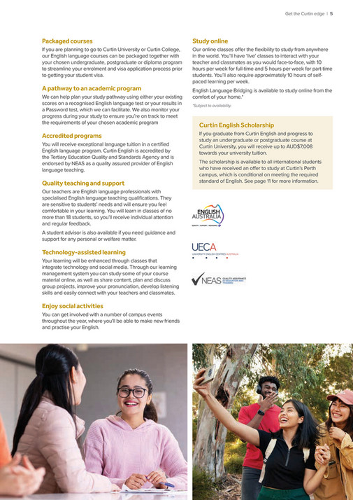 Curtin University - Curtin English Guide - Page 6-7