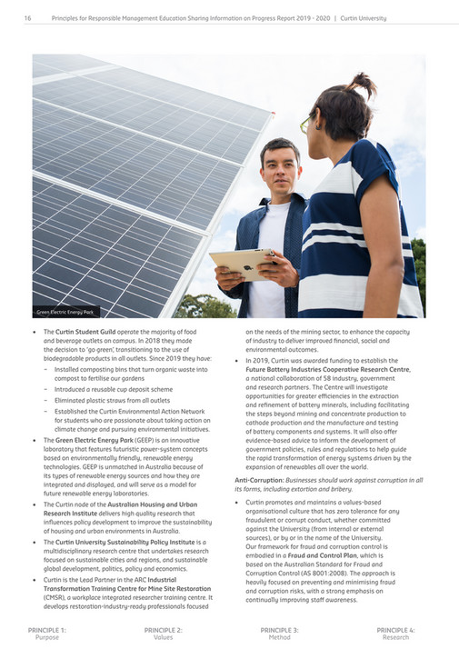 Curtin University - Principles for Responsible Management Education ...