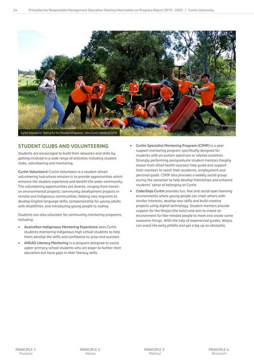 Curtin University - Principles for Responsible Management Education ...