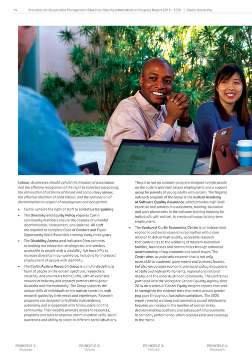 Curtin University - Principles for Responsible Management Education ...