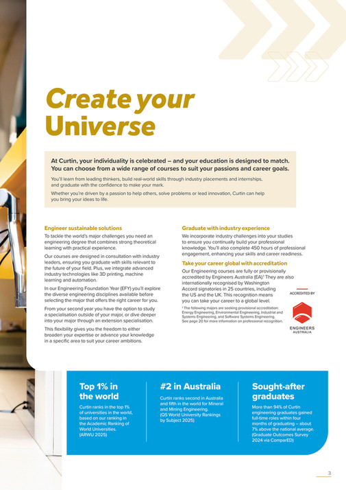 Curtin University - Engineering UG Guide 2027 - Page 1