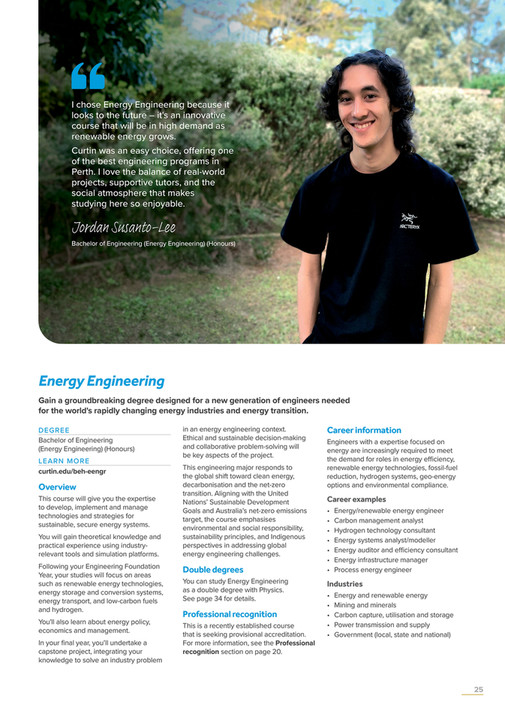 Curtin University - Engineering UG Guide 2027 - Page 24-25