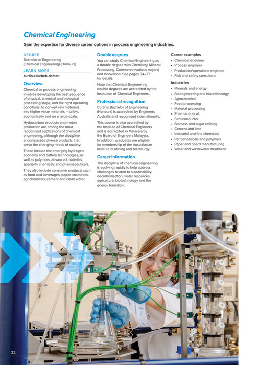 Engineering Includes Curtin University - Engineering UG Guide 2027 - Page 24-25