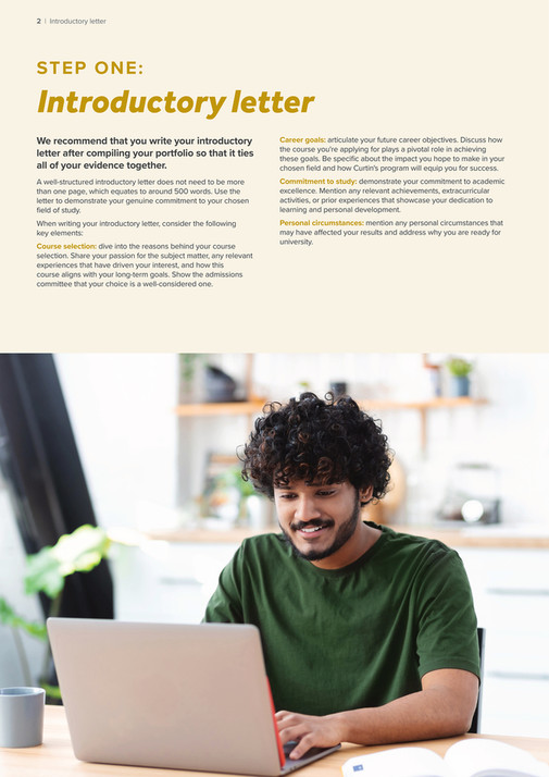 Curtin University - Curtin University Portfolio entry toolkit - Page 1
